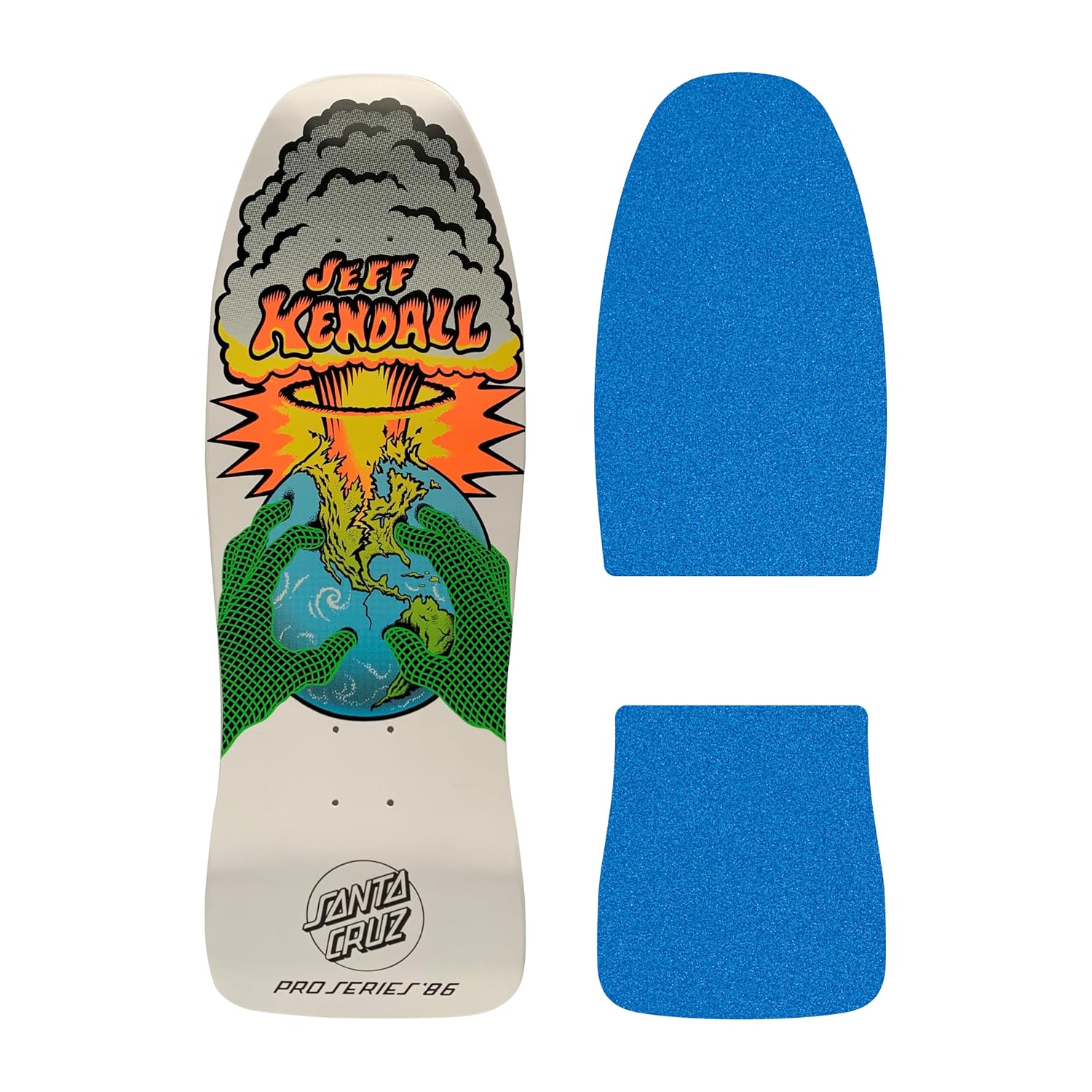 Die-Cut Style Grip Tape for Santa Cruz Kendall End of World Reissue (Orange)