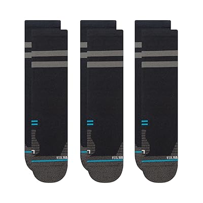 Stance Franchise Ul Crew 3 Pack Crew Cut Socks Shoes Black