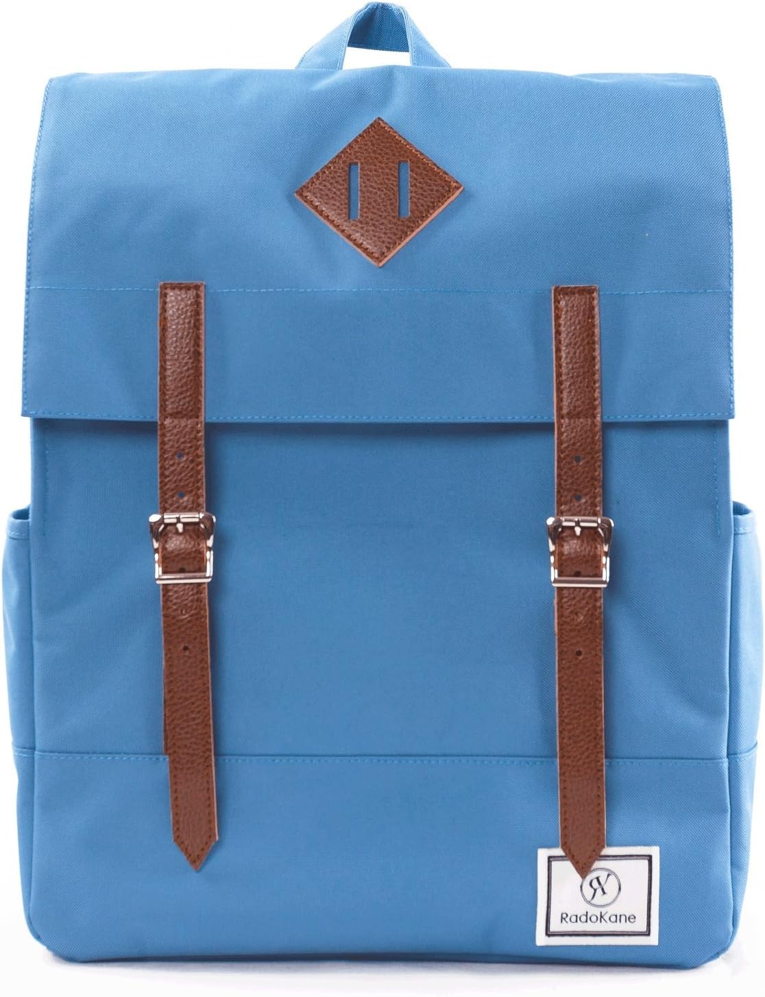 The Ryan Backpack, Premium Canvas by RadoKane (LIGHT BLUE)