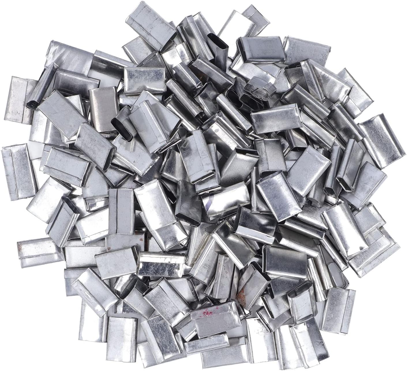 Packaging Strapping Seals 1KG Iron Sheet Strapping Clips PP Belt Packaging Buckles