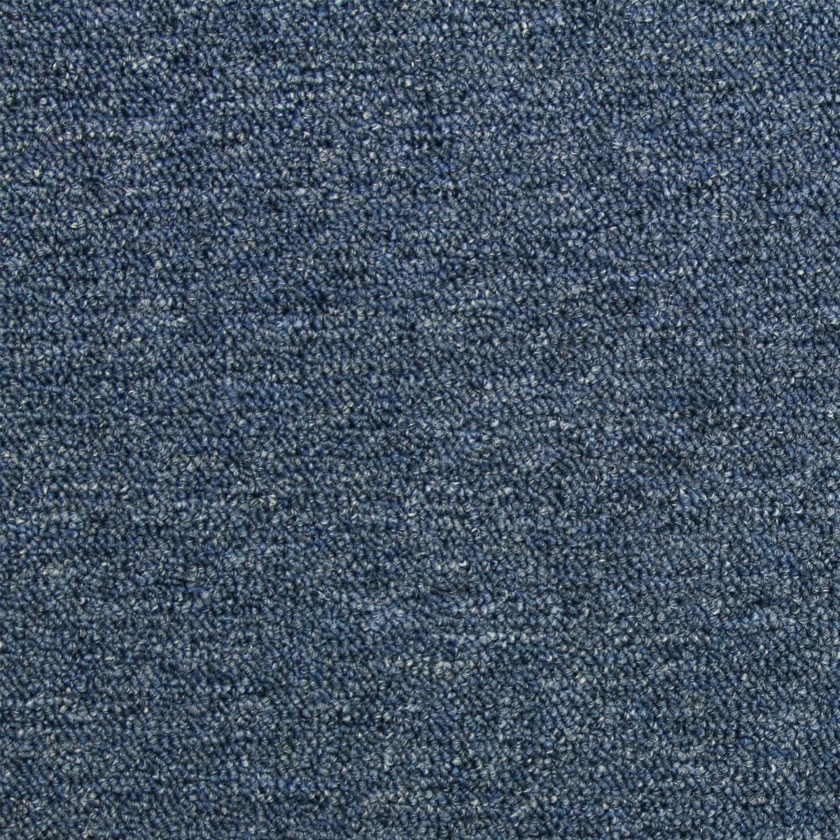 Monster Shop 40 Stück Teppichfliesen Bodenfliesen Teppich 50 x 50 cm für 10 m² in Kohle-Schwarz & Sturm-Blau