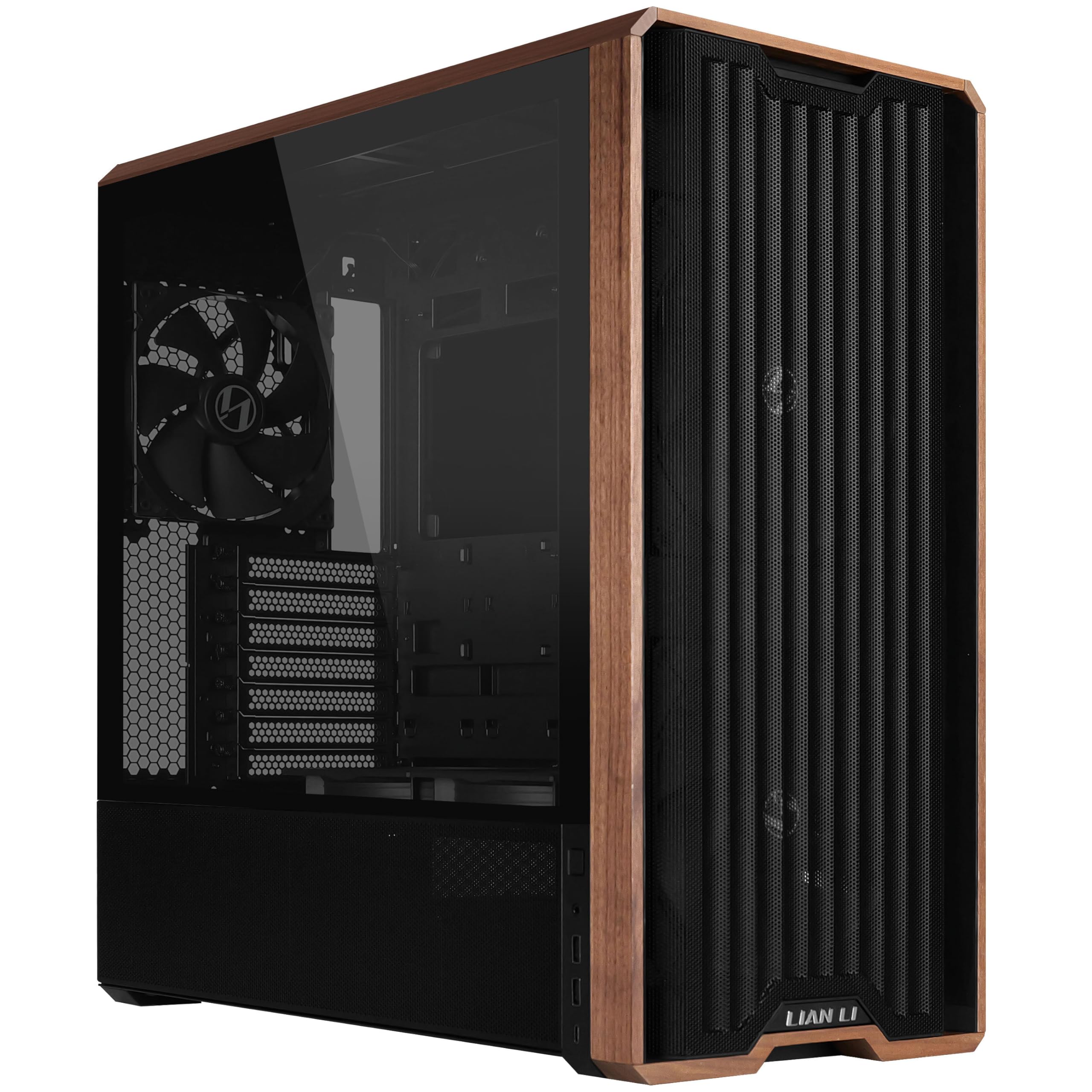 Lian Li LANCOOL 217 PC-​Gehäuse, Midi-​Tower, ATX, Tempered Glass - schwarz