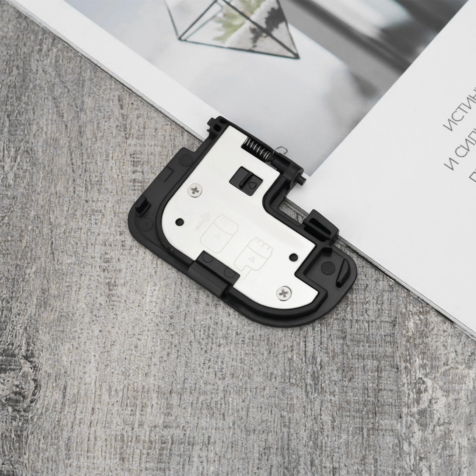 Lot de 2 Couvercles de Porte de Batterie pour Appareil Photo Pièce de Réparation Compatible avec Canon 5D MK III Mark III 3 Couvercle de Compartiment de Batterie Noir