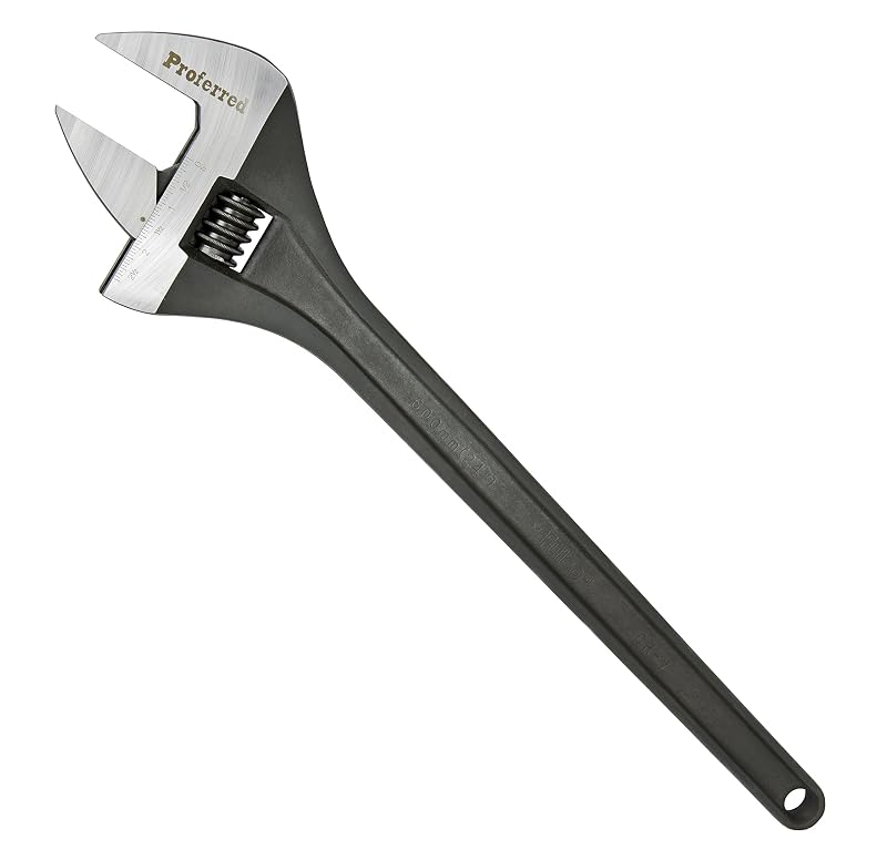 Chave Ajustável Proferred T05009 com Acabamento em Fosfato Preto, 61 cm