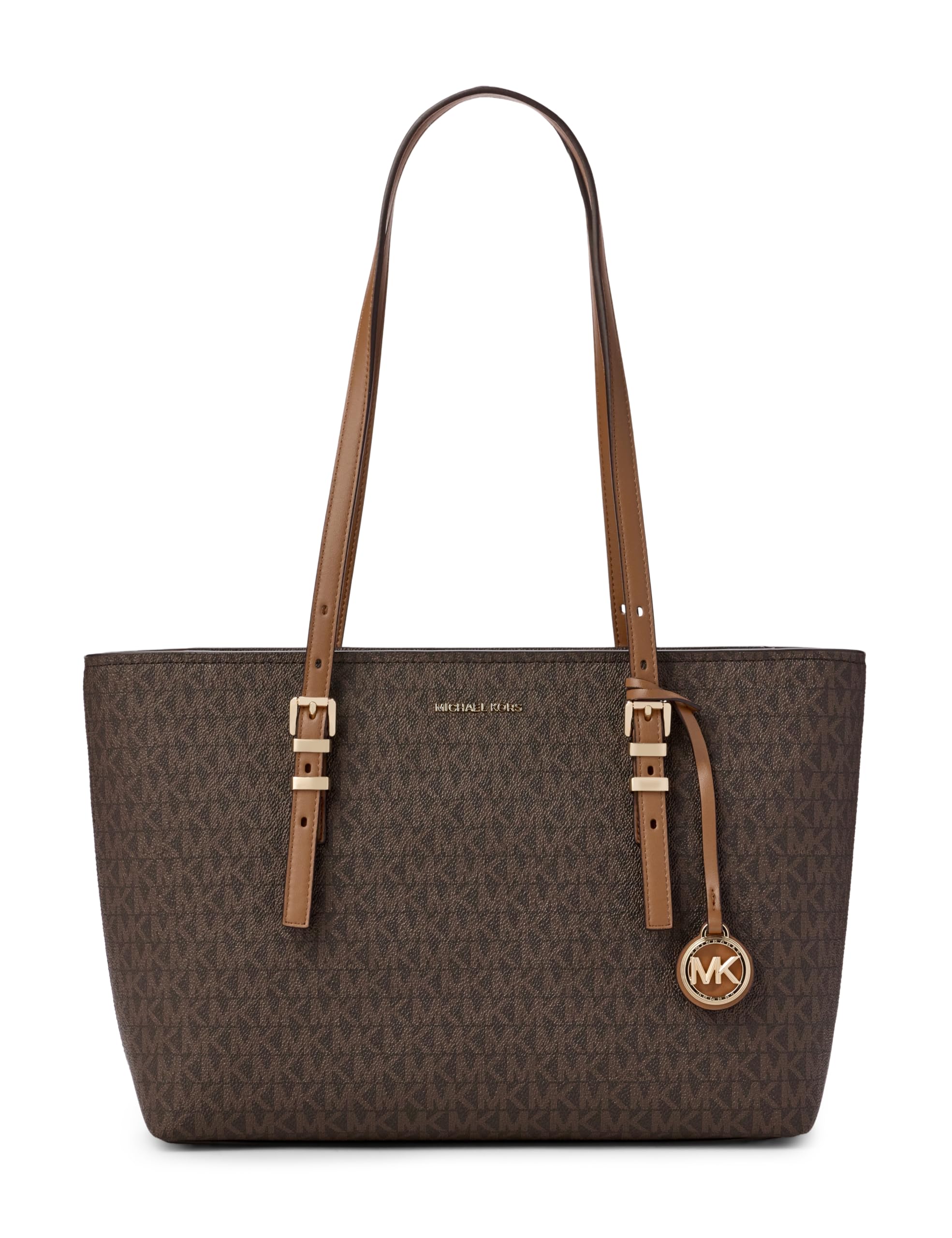 Michael Kors MD EW TZ TOTE BRN/ACORN One Size
