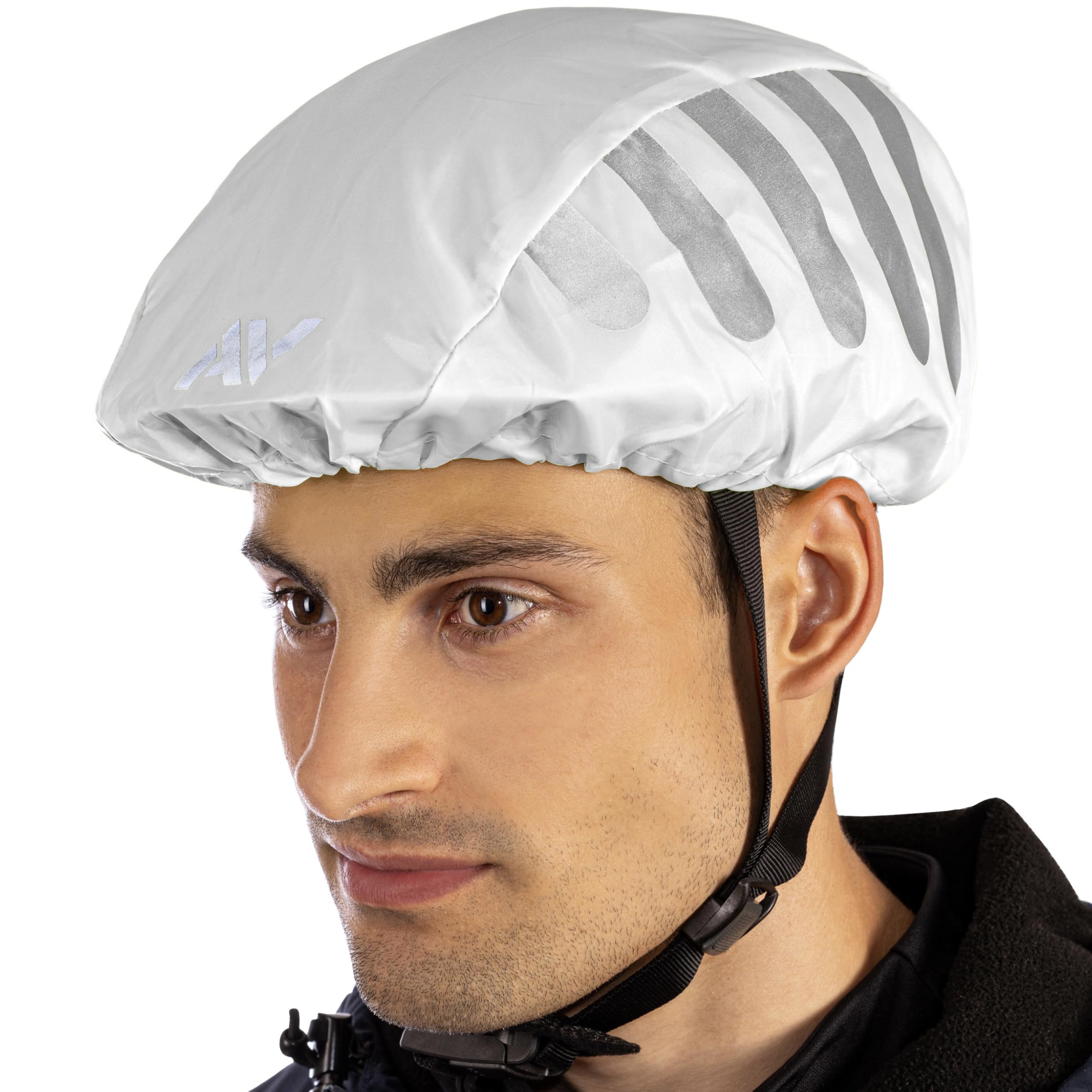 AVANA Regenschutz fr Fahrradhelm Reflektoren Helmberzug reflektierende  Abdeckung wasserdichter Regenberzug (Hellgrau) : Amazon.de: Sport &  Freizeit