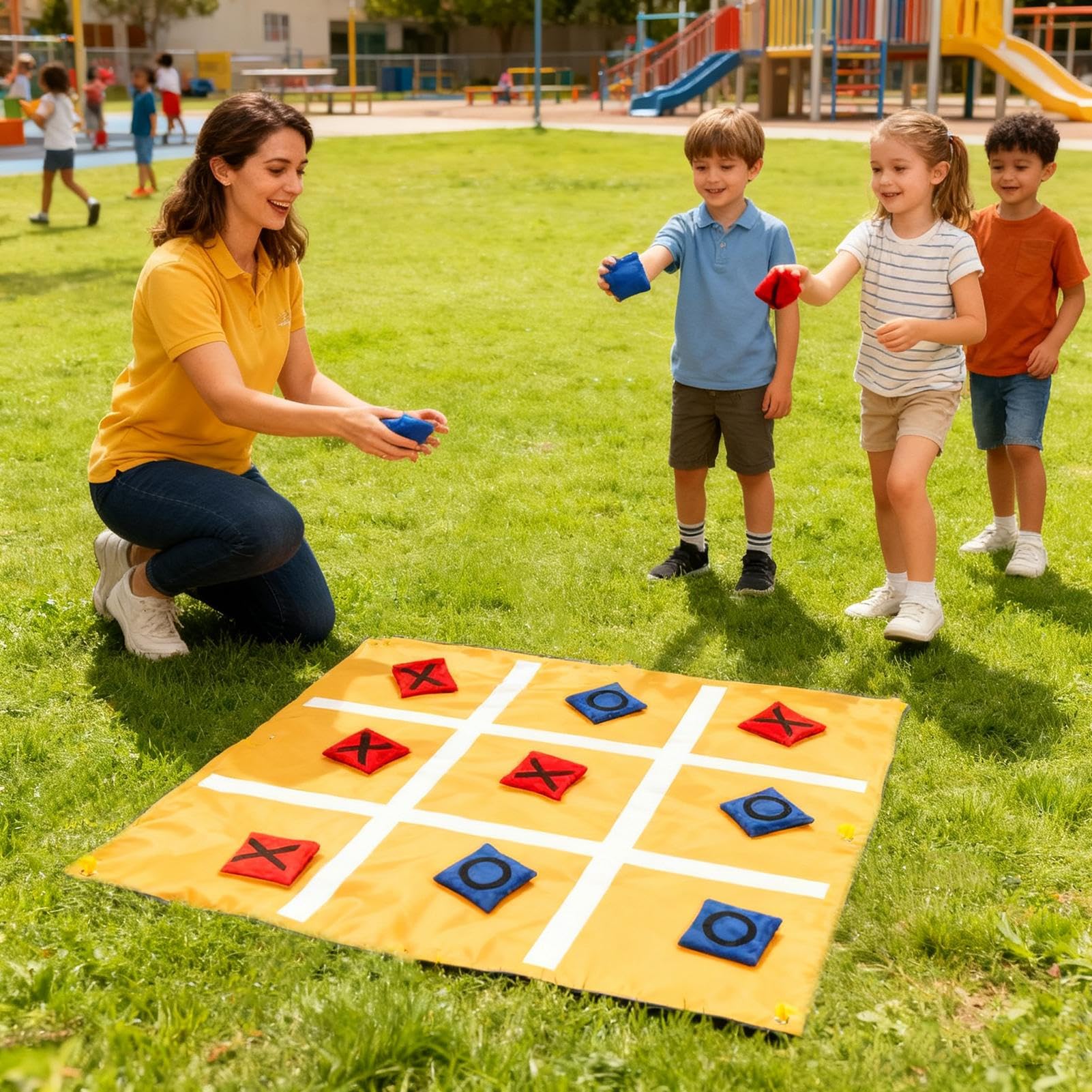 Giochi di Lancio con Bean Bag Attività Divertenti | di Tiro e Lancio Per Spiaggia Cortile all'Aperto Giardino Casa Famiglia Campeggio Festa Cortile Evento