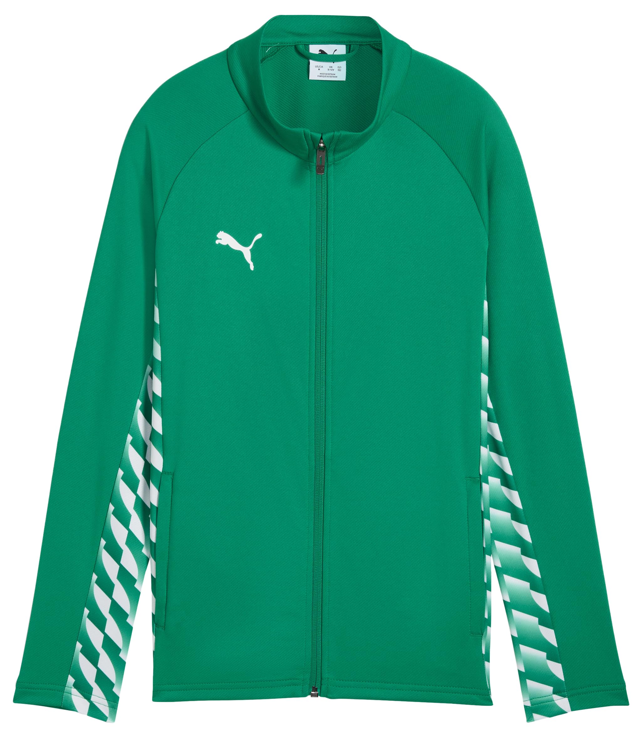 PUMA teamLIGA26 Training Jacket Jr, 128, Sport Green White-Sport Green