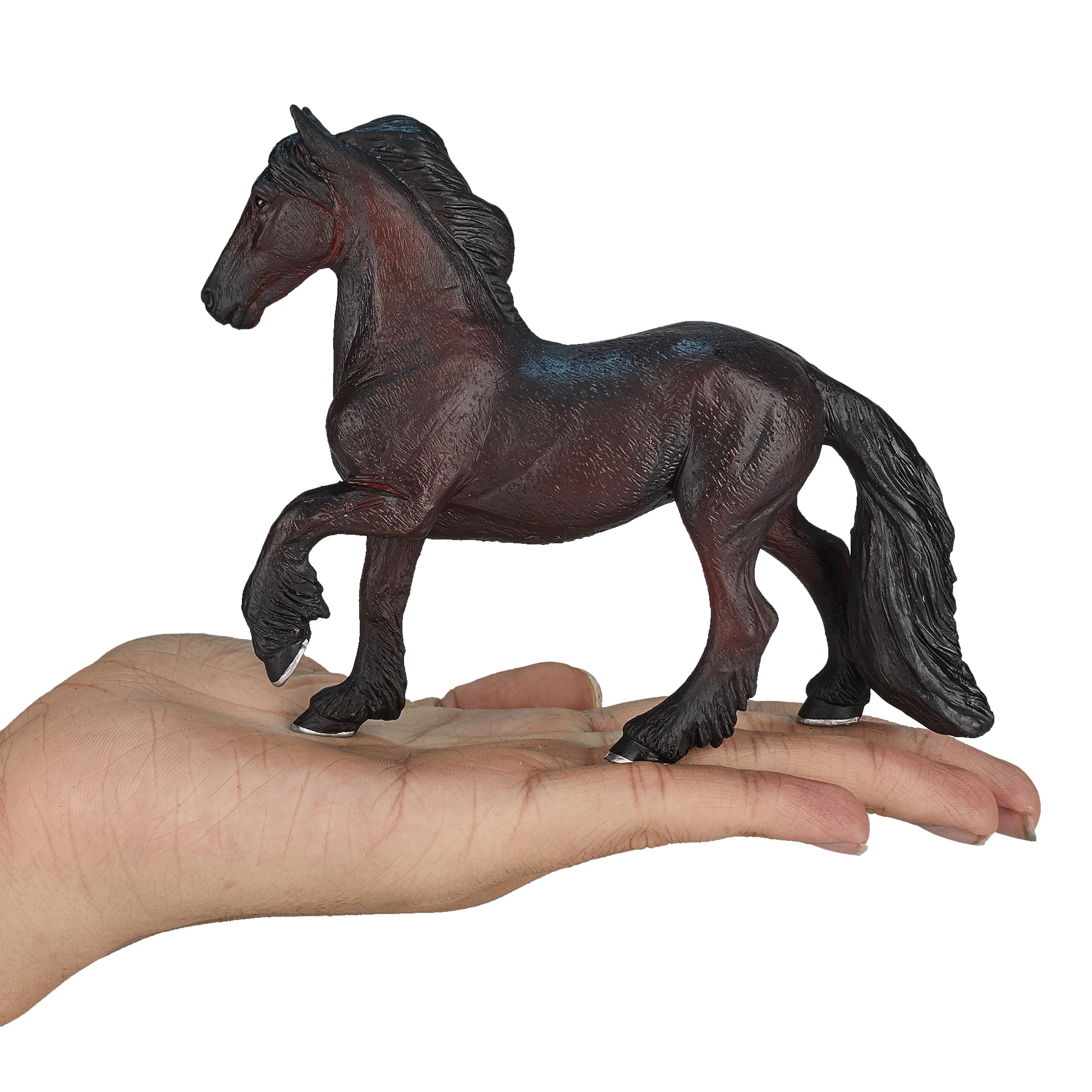 Amazon.com: MOJO Friesian Mare Realistic Domesticated Horse Toy