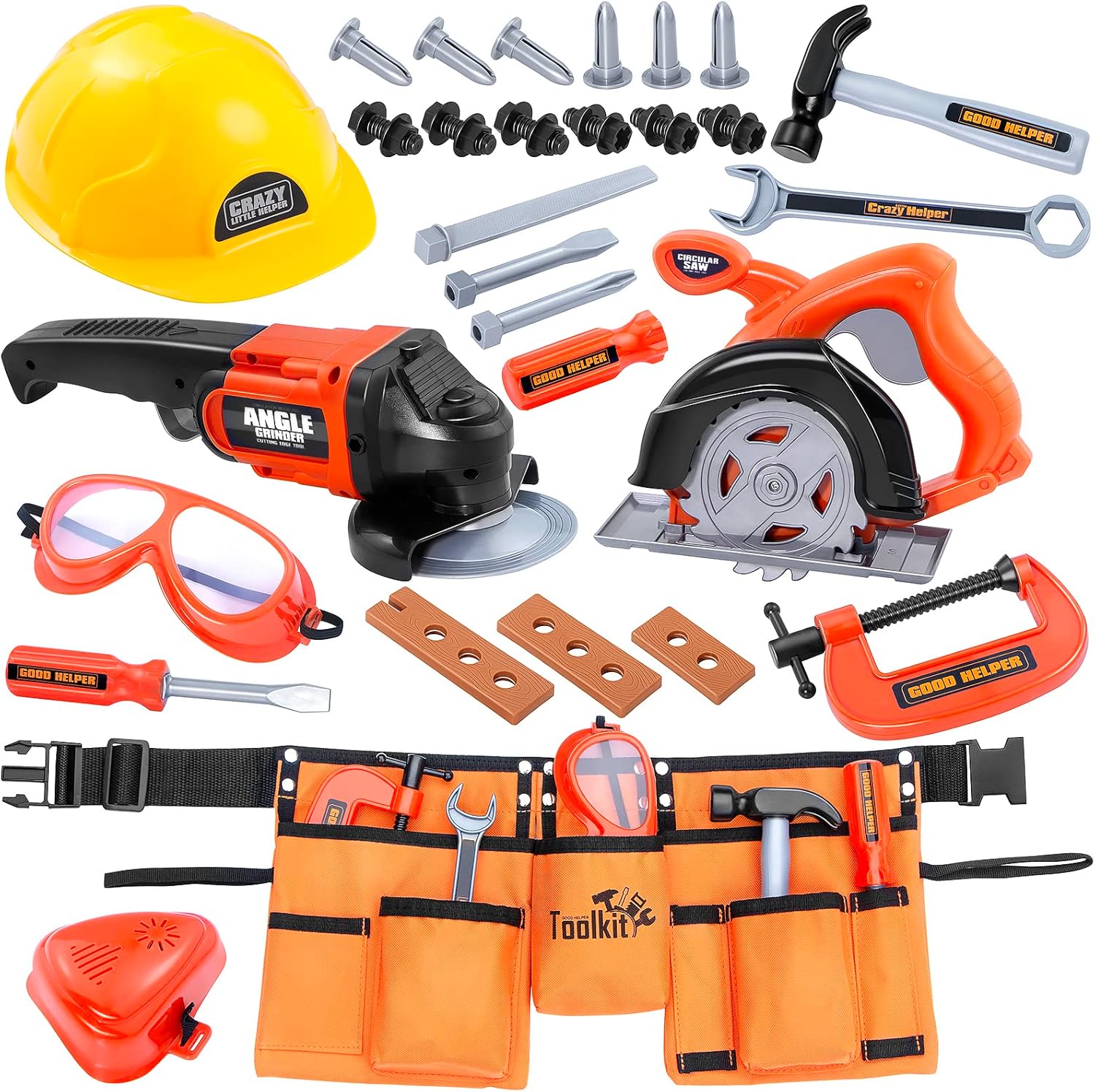 Kids Tool SetZealous Pretend Construction Toy with Kids