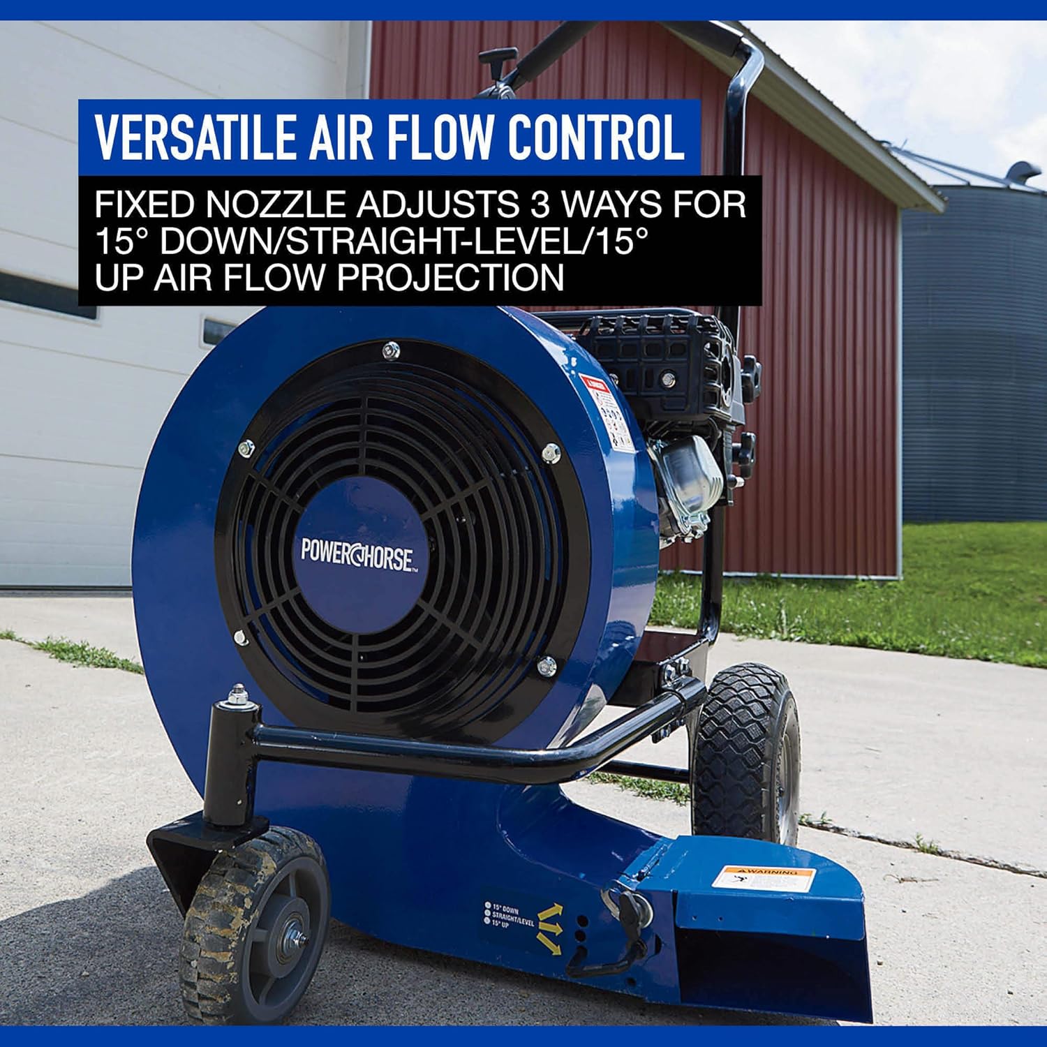 Powerhorse Walk-Behind Gas-Powered Jet Blower, 7 HP, 212cc, Model# 205705001001