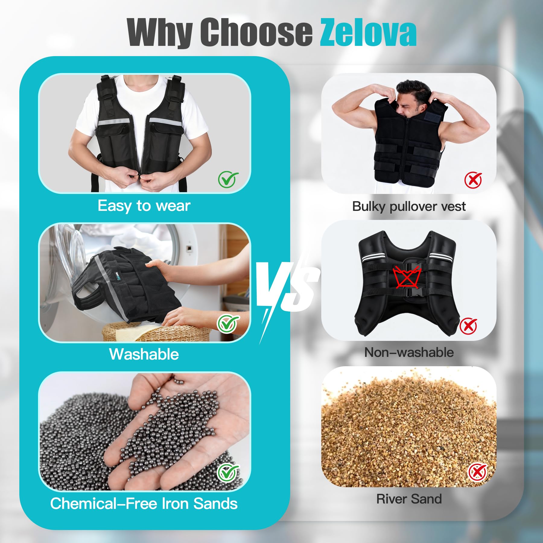 Kamizelka o wadze dla kobiet i mężczyzn, kamizelka o wadze regulowana 0,45kg-8,6kg, kamizelka do biegania z możliwością prania, do treningu, treningu siłowego, biegania, spacerów, fitness, budowy
