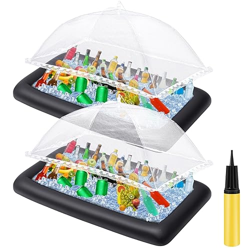 Leitee Inflatable Serving Bar Kit Includes Salad Buffet Tray with