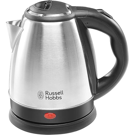 Russell Hobbs Automatic Stainless Steel Electric Kettle DOME1515 1500 watt - 1.5 Litre with 2 Year Manufacturer Warranty