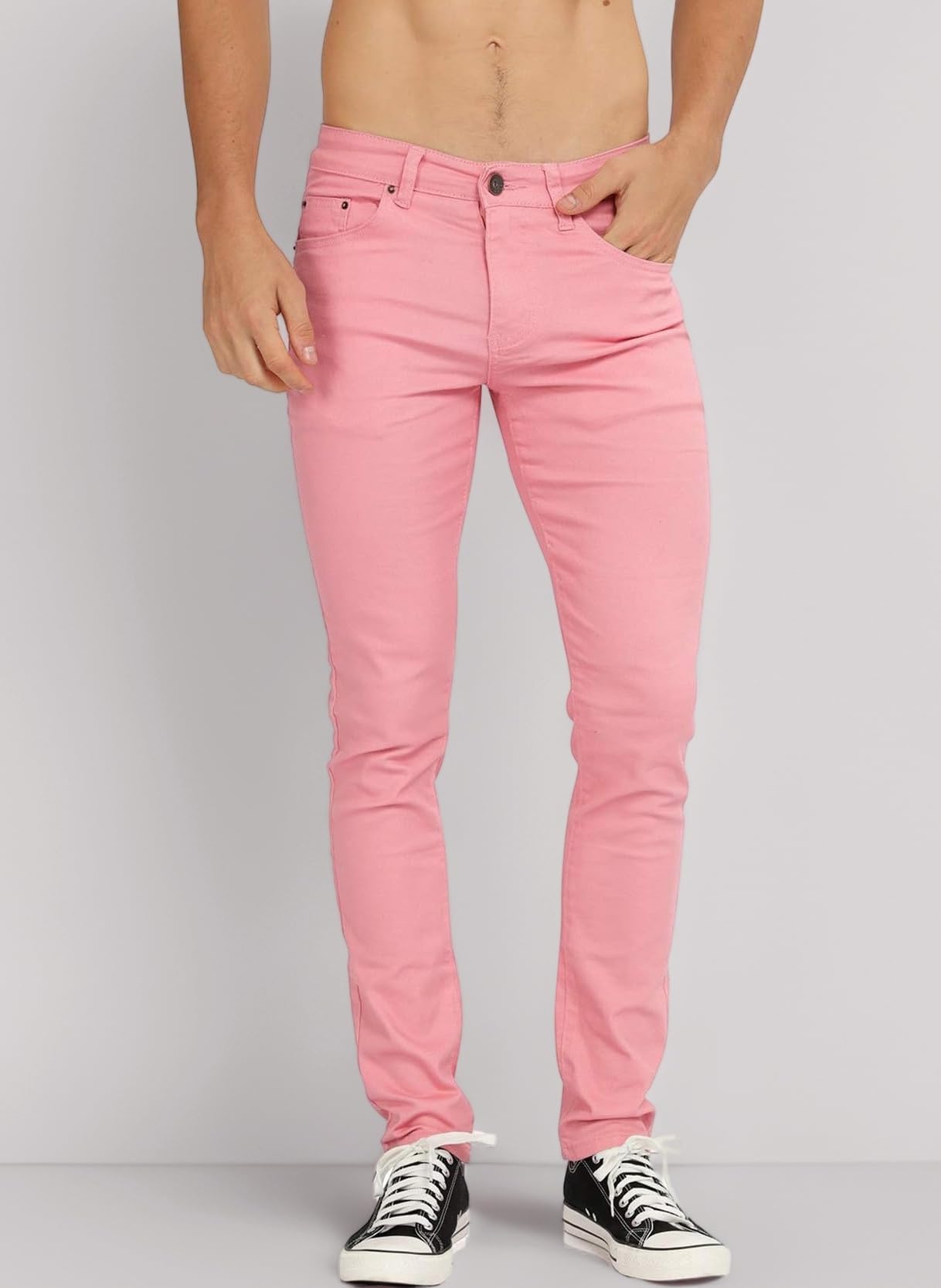 WULFUL Mens Slim Fit Comfortable Stretch Denim Pants