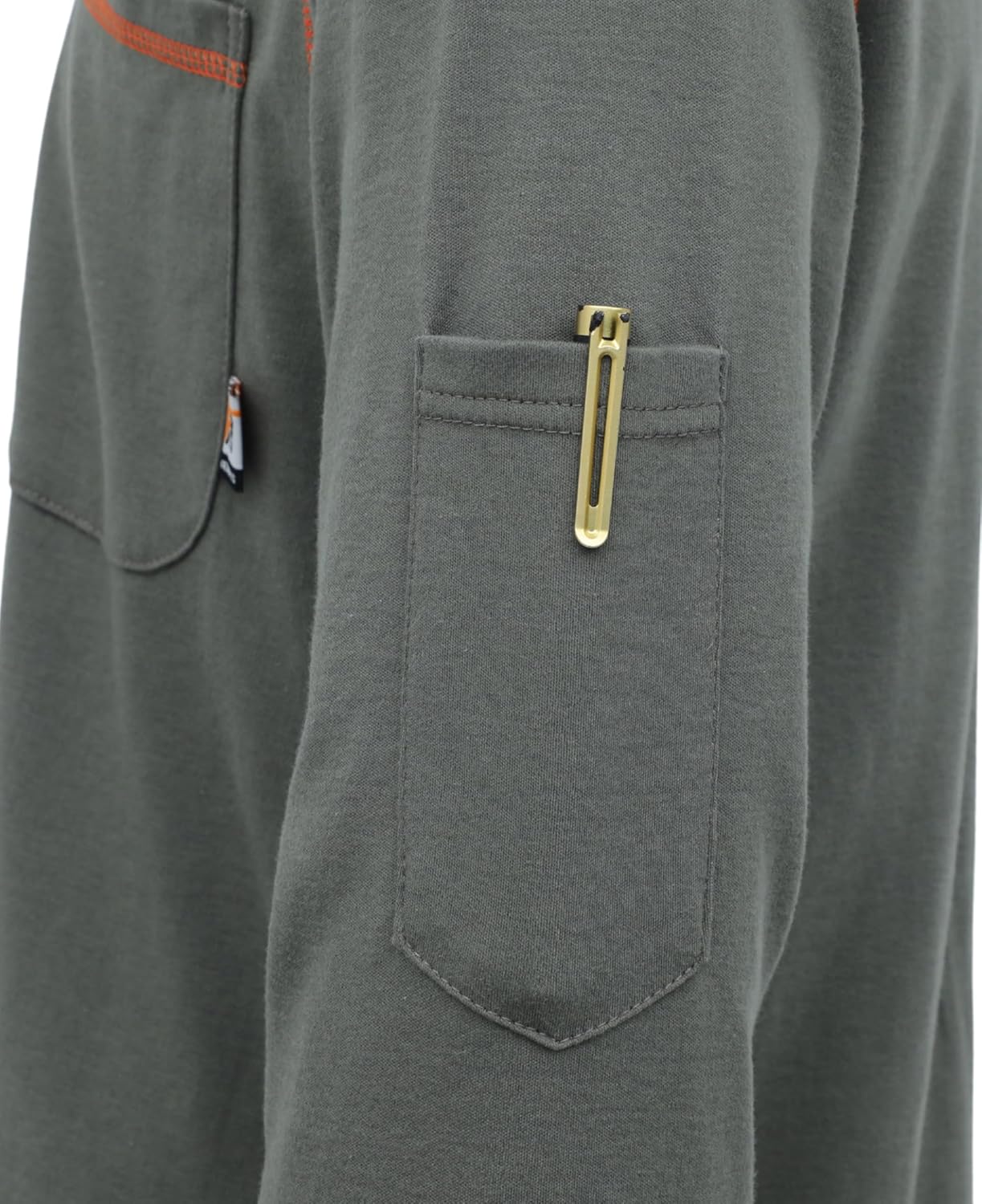 VATRENUS FR Shirts Crewneck 5.5oz Lightweight Flame Resistant 100% Cotton Men's Pre-Washed Fire Retardant Workwear - Image 6