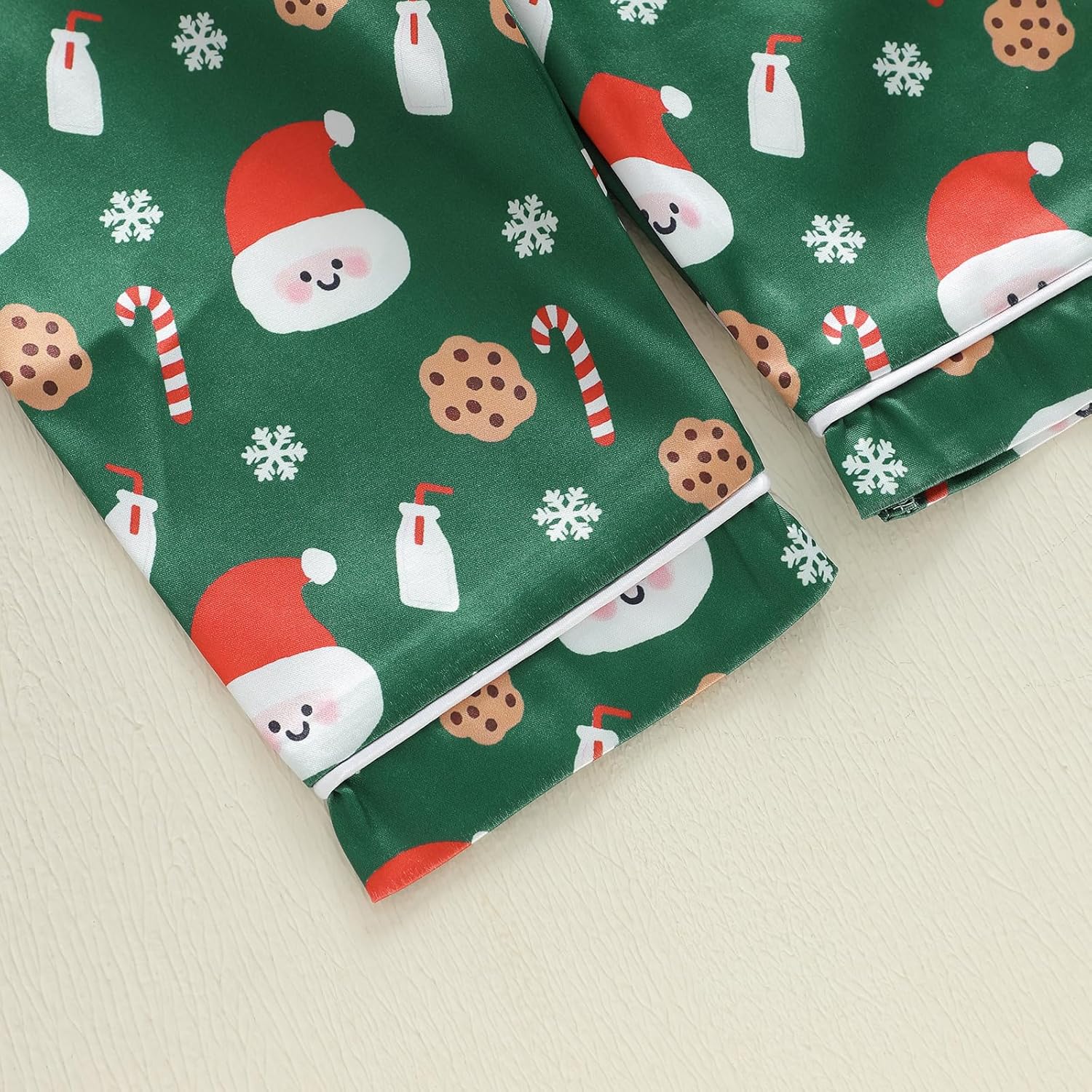 Kuriozud Kids Toddler Boy Christmas Pajamas Long Sleeve Button Down Shirt Top and Pants 2pcs Pjs Sets Sleepwear - Image 8