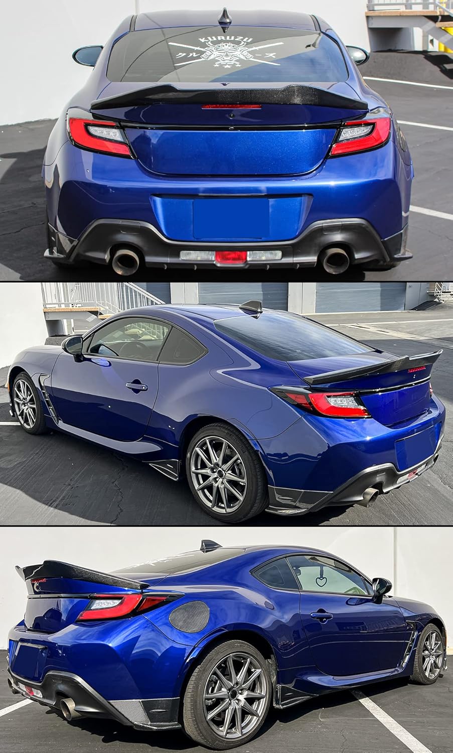 Real Carbon Fiber Direct Add-On Shark Fin Antenna Cover Cap Compatible with 2022-2024 Subaru BRZ Toyota GR86