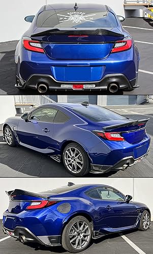 Miniatura 3 de Tapa de antena de aleta de tiburón de fibra de carbono real compatible con Subaru BRZ Toyota GR86 2022-2024