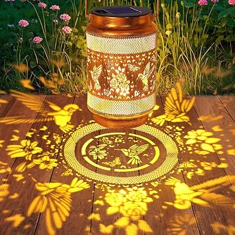 2 Pack Hummingbird Solar Lanterns