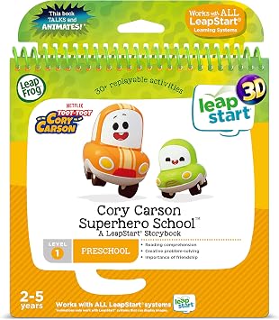 LeapFrog 462503 LeapStart Toot Cory Carson Superhero School, Multi, 1.8 x 17.8 x 18.7 cm