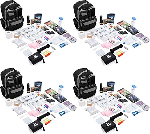 Kit de supervivencia de lujo para 4 personas