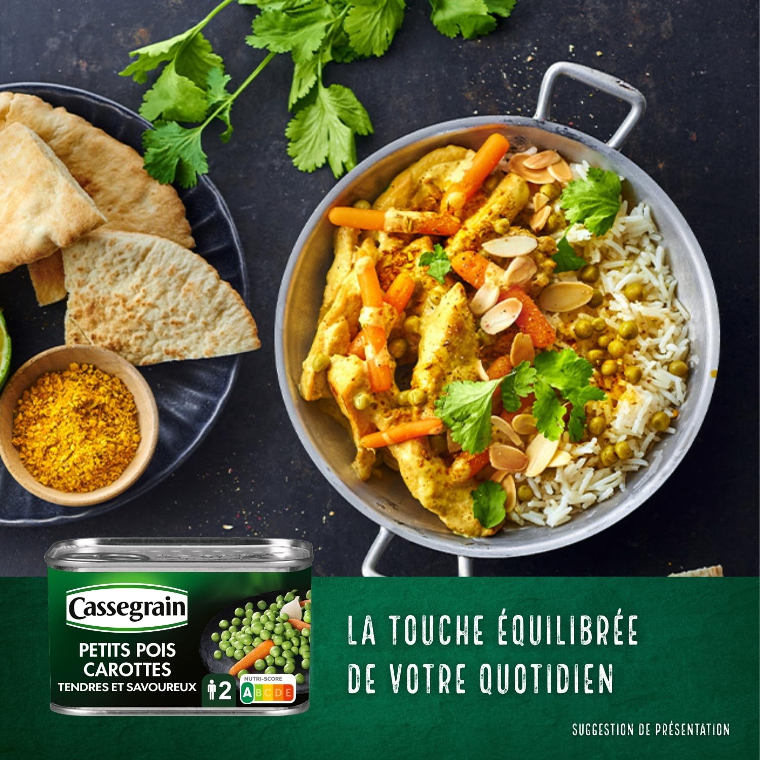 Guisantes con zanahorias lata 265 g neto escurrido