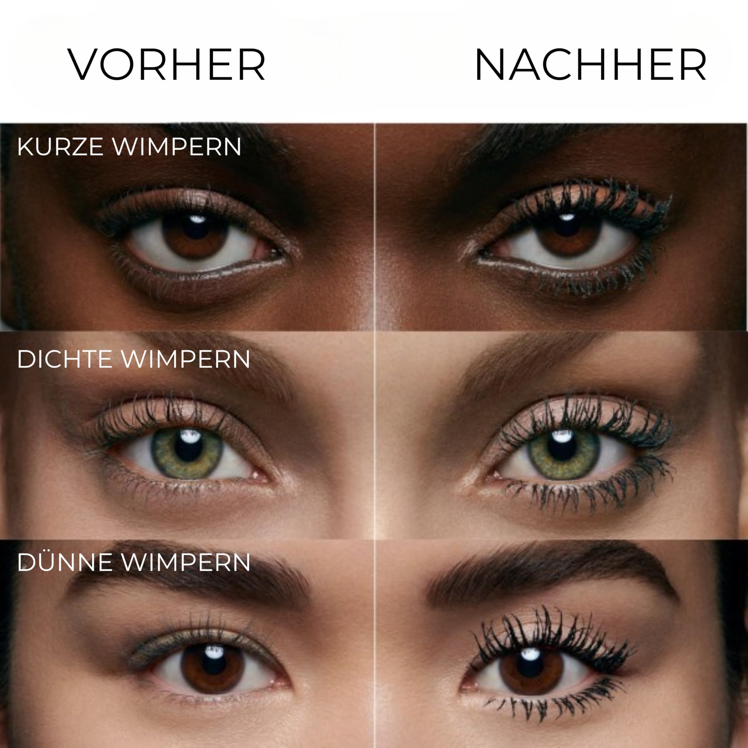 Lancôme Mascara Duo: Monsieur Big für 12x Volumen & 24h Halt & Hypnôse für 8x Volumen & Definition – Intensiv schwarze Wimperntuschen für dramatische und dichte Augenblicke