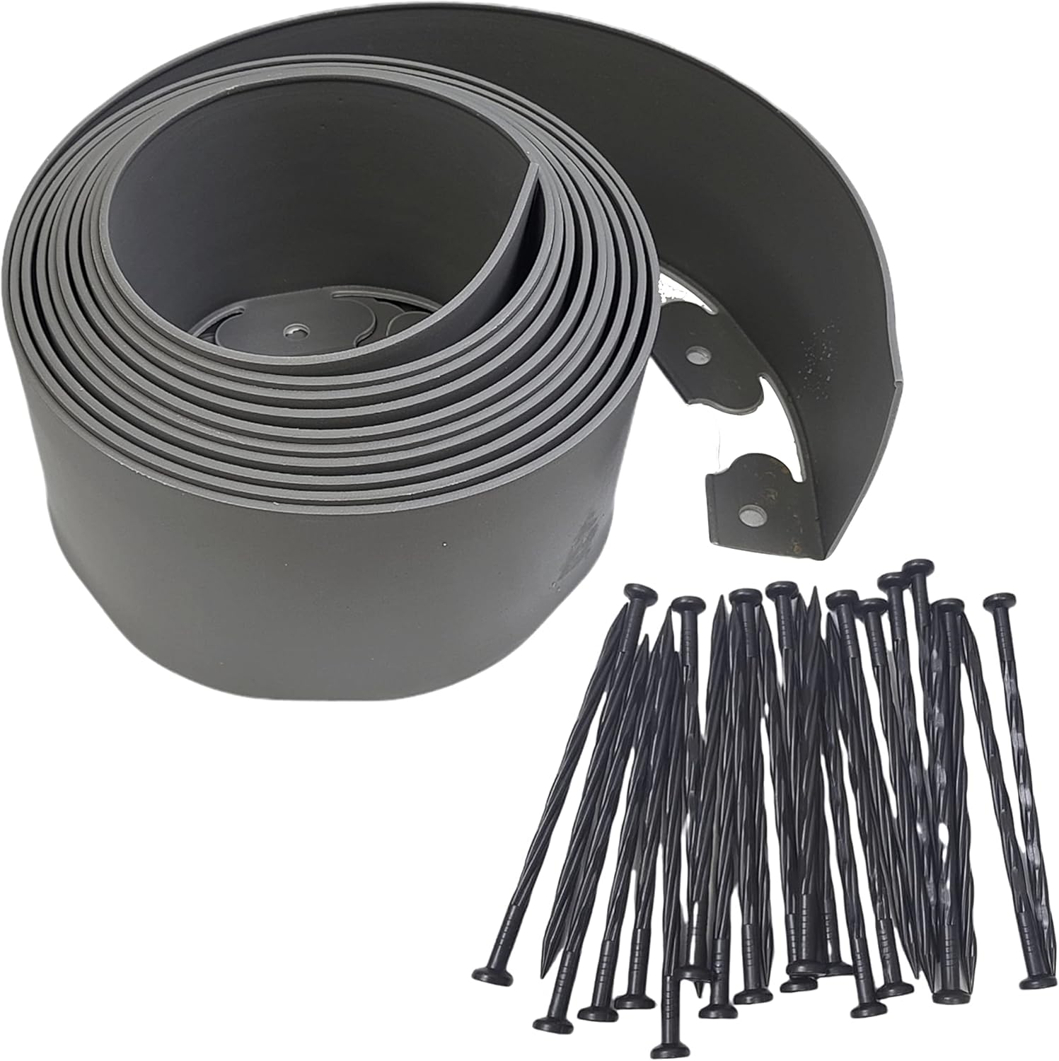 Buy Instant Edging (Extra Tall 4.75 High) Grey 20ft Premium No Dig