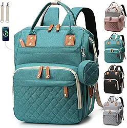 Bolsa Mochila Maternidade Impermeável Multifuncional- Estilo e Praticidade para Mamães Modernas, Com Grande Capacidade para Todo o Essencial do Bebê