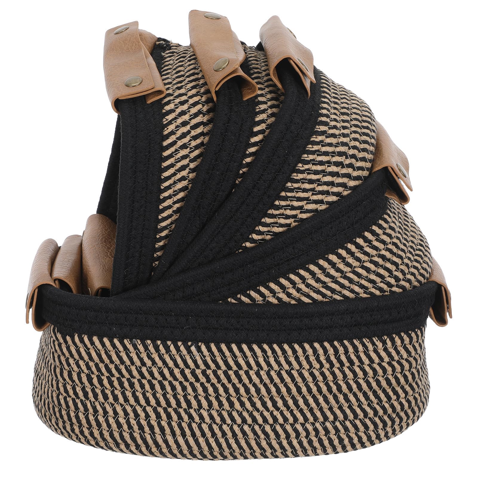 5 Pièces Petits Paniers de Rangement Tressés en Corde de Coton
