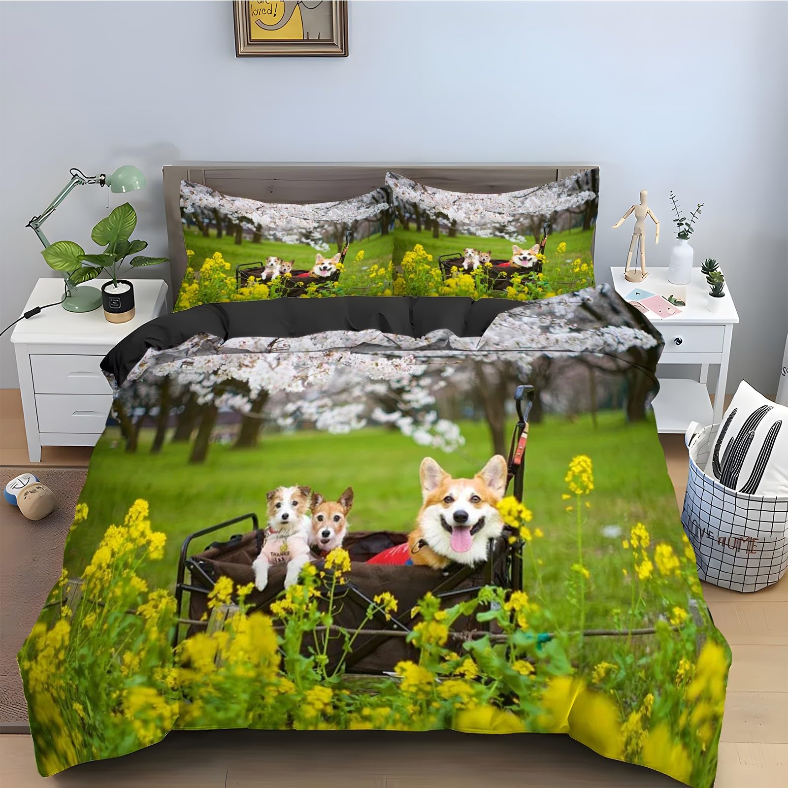 Housse de Couette 220x240 Chiot : Finis les Draps Rêches avec la Microfibre Douce