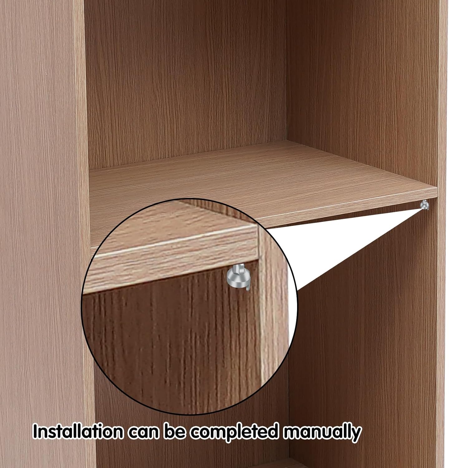 100Pcs Zinc Alloy Funnel Shape Plate Support, Cabinet Shelf Pegs, Shelf Support Bookshelf Pegs for Shelves, Cabinet Clips Bookshelf Tools & Supplies for Shelf Support