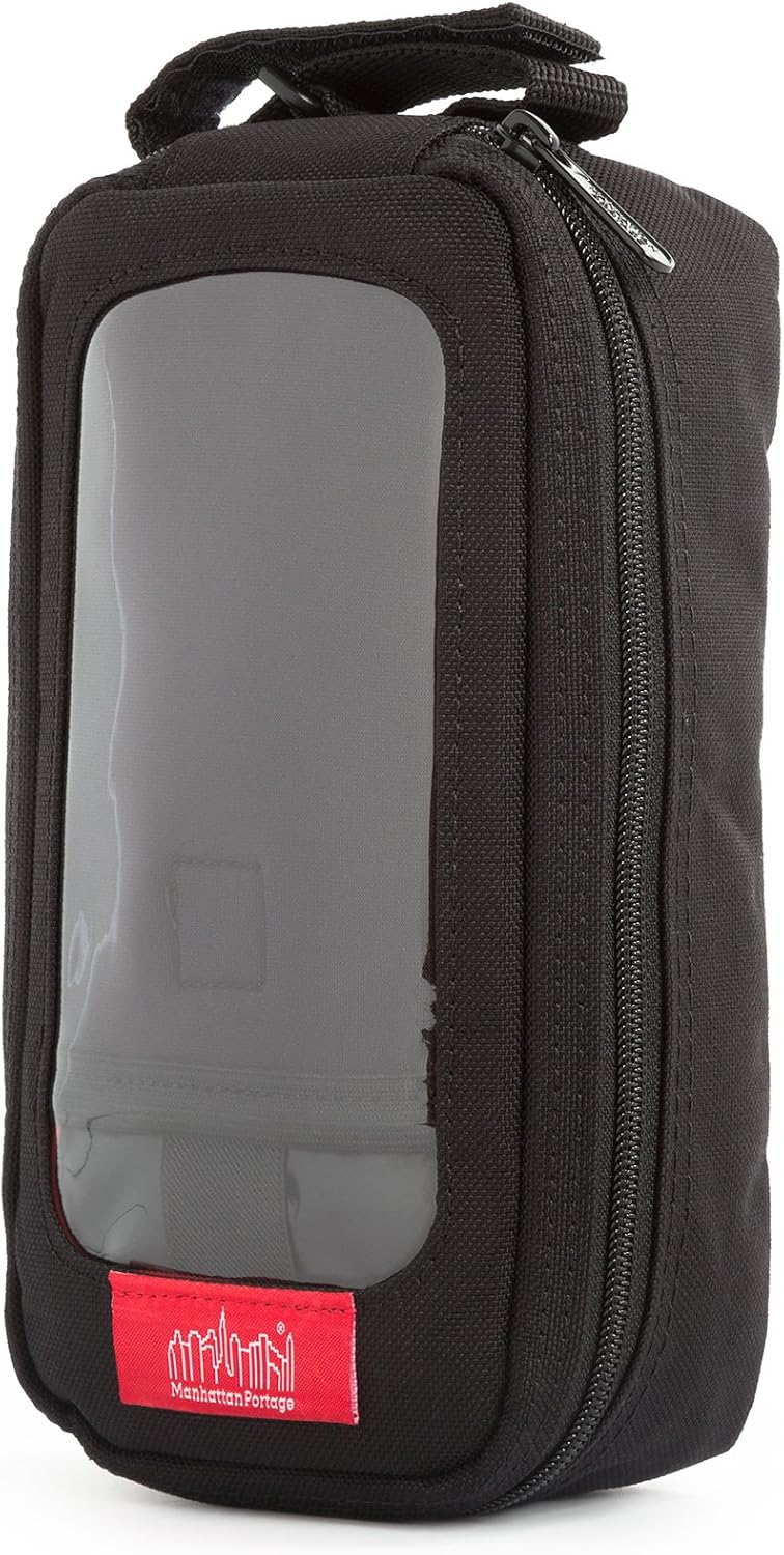 Manhattan Portage Smartphone Bike Case(Grey, Water Resistant, Bike case, Bike Accessories, Storage, Screen Access, Hook and Loop Closure Straps, 1000D)