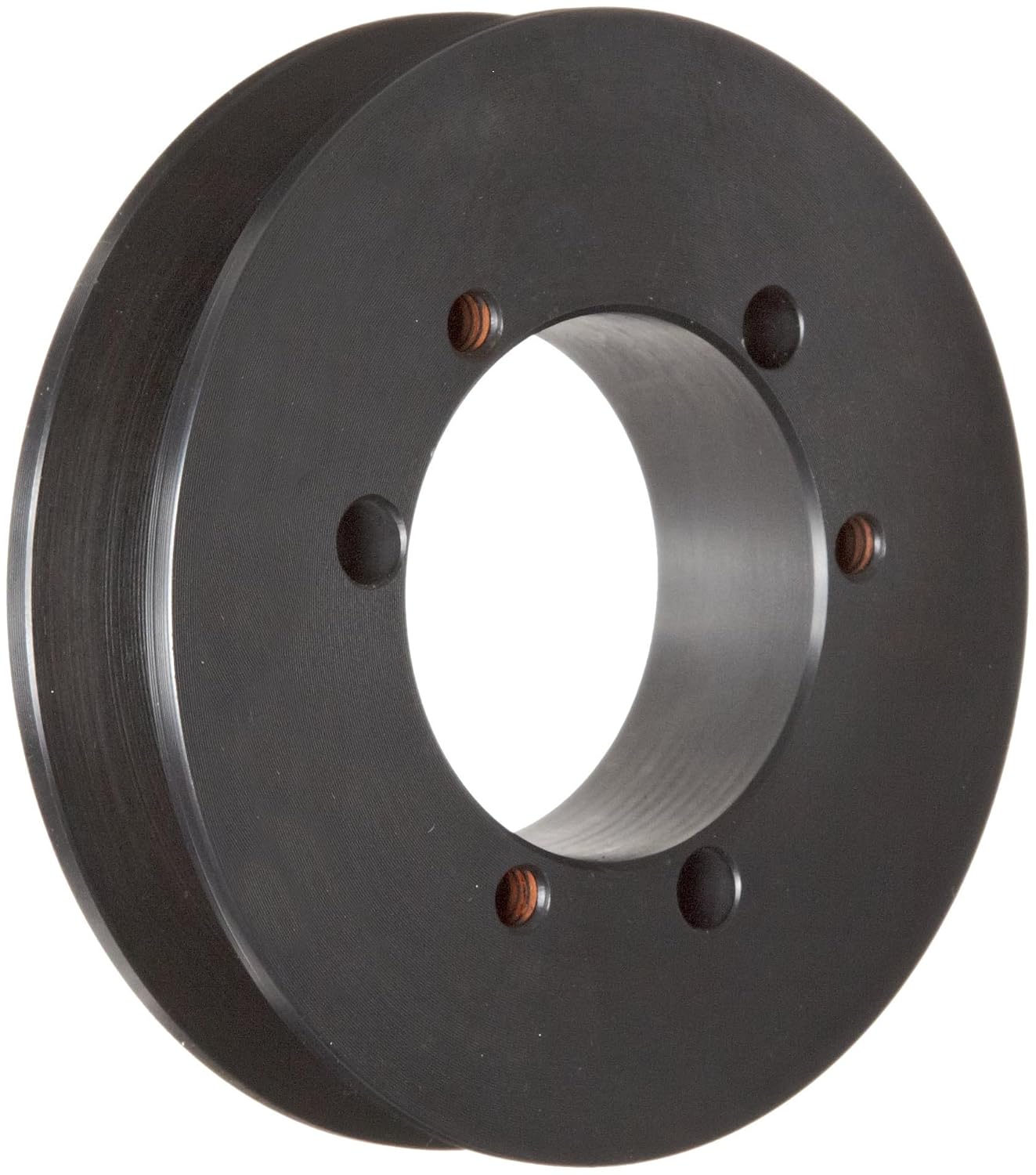 Martin 1 B 42 SH V-Belt Drive Sheave, A/B Belt Section, 1 Groove, SH Bushing required, Class 30 Gray Cast Iron, 4.55" OD, 5453 max rpm, A - 3.8/B - 4.2" Pitch Diameter