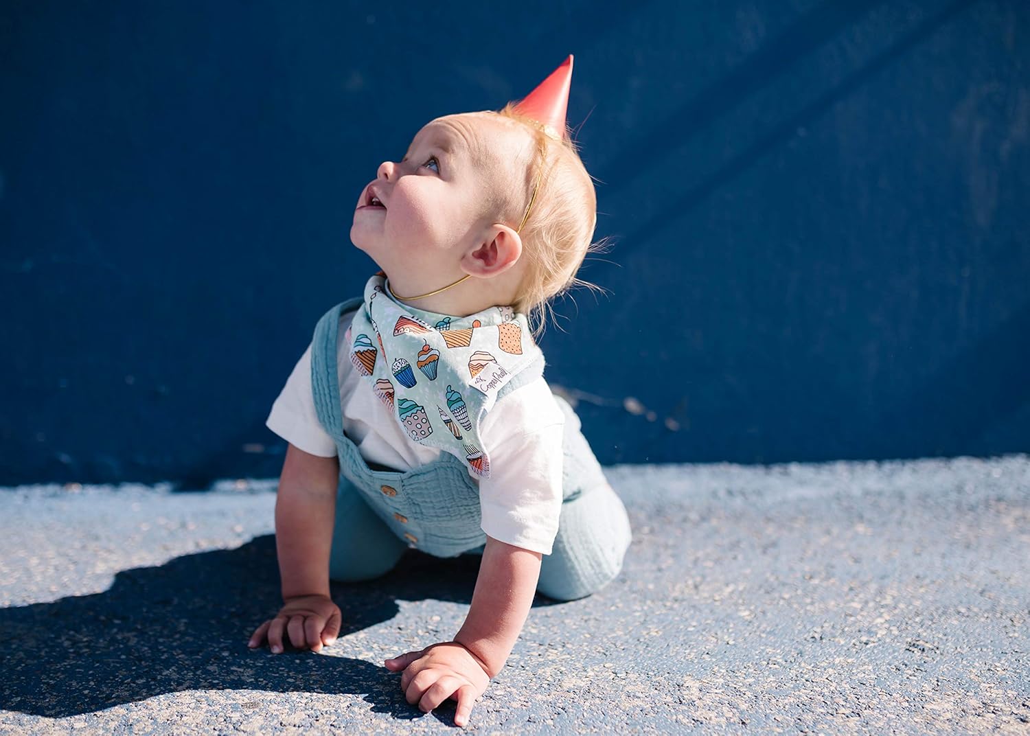 Copper Pearl Baby Bandana Drool Bibs for Drooling and Teething 2-Pack Gift Set “Confetti - Image 4