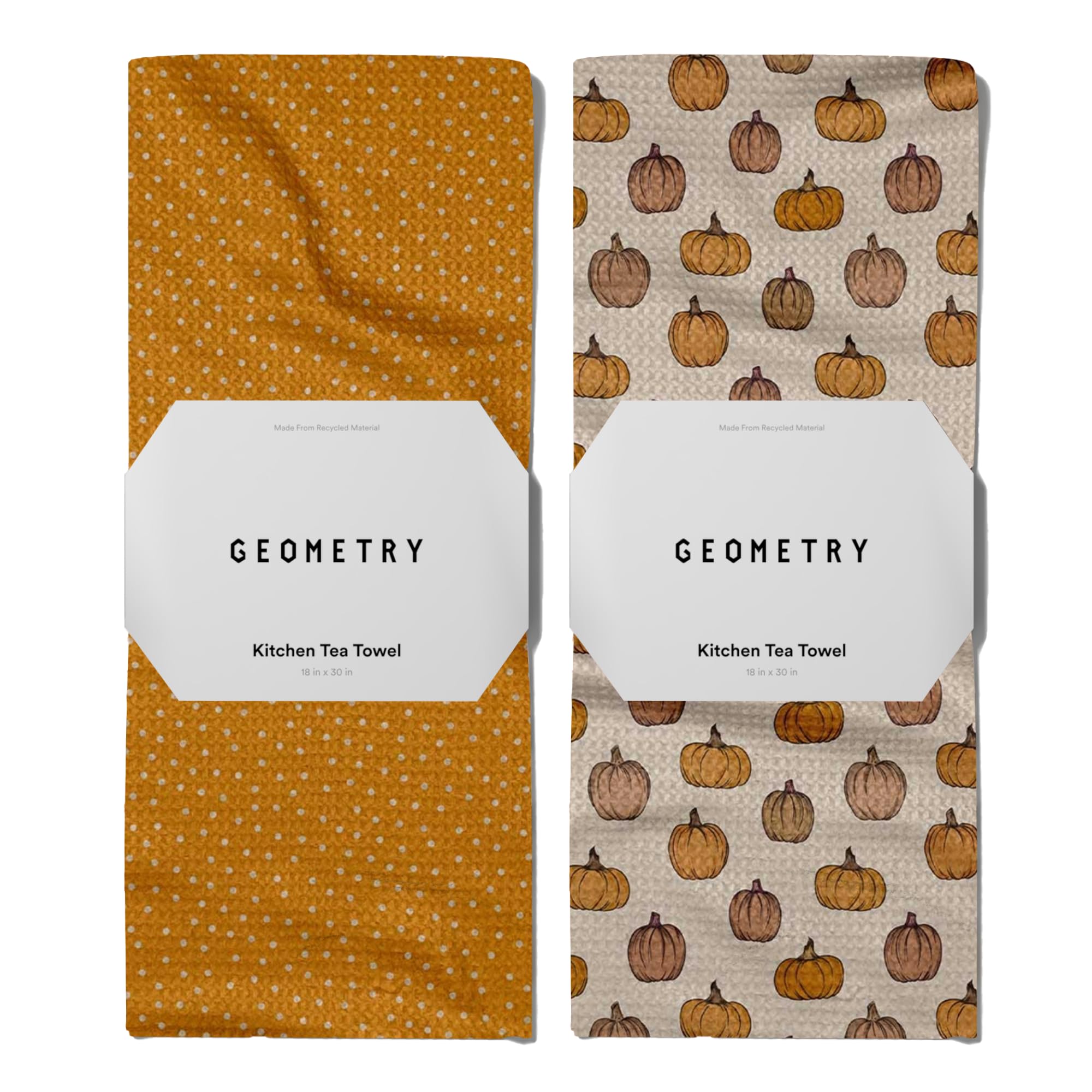 GEOMETRY Harvest Tea Towels - Set of 2 -14