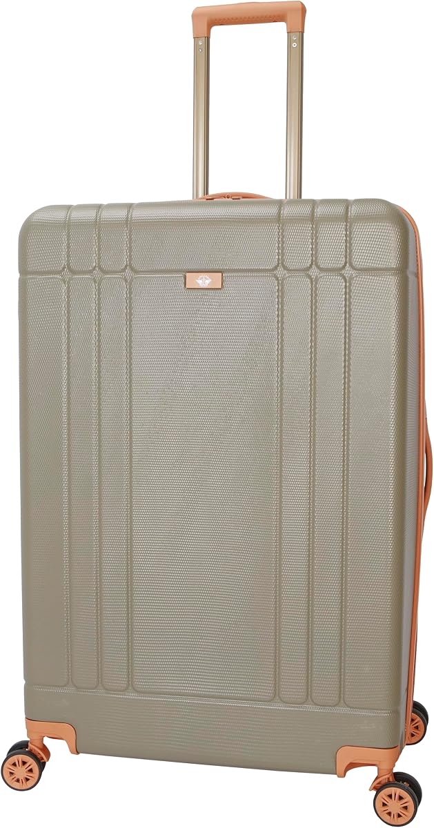 Hooper Hardside Expandable 8-Wheel Spinner Travel Checked Luggage, 28-Inch, Timberwolf