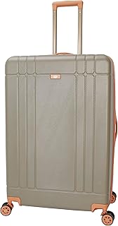 Hooper Hardside Expandable 8-Wheel Spinner Travel Luggage, Timberwolf, 28-Inch Checked