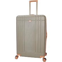 Dockers Hooper Hardside Expandable 8-Wheel Spinner Travel Checked Luggage, 28-Inch, Timberwolf