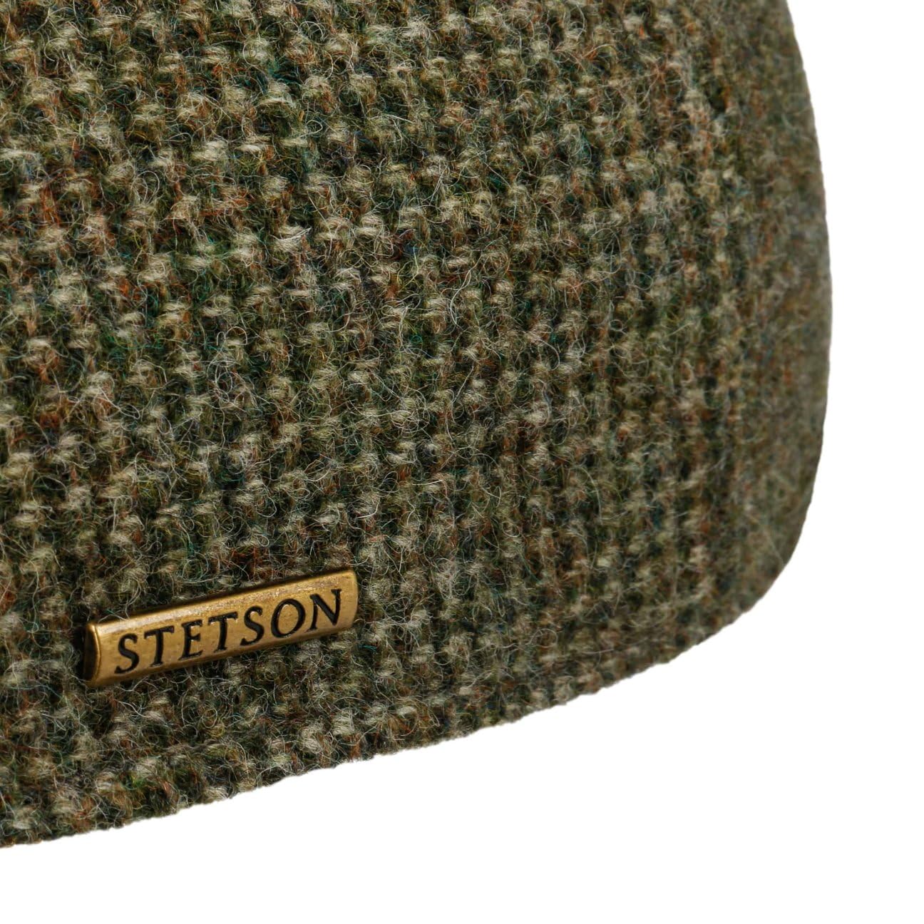 Stetson Texas Edenton Schirmmütze meliert einfarbig Made in EU Herren Herbst Winter