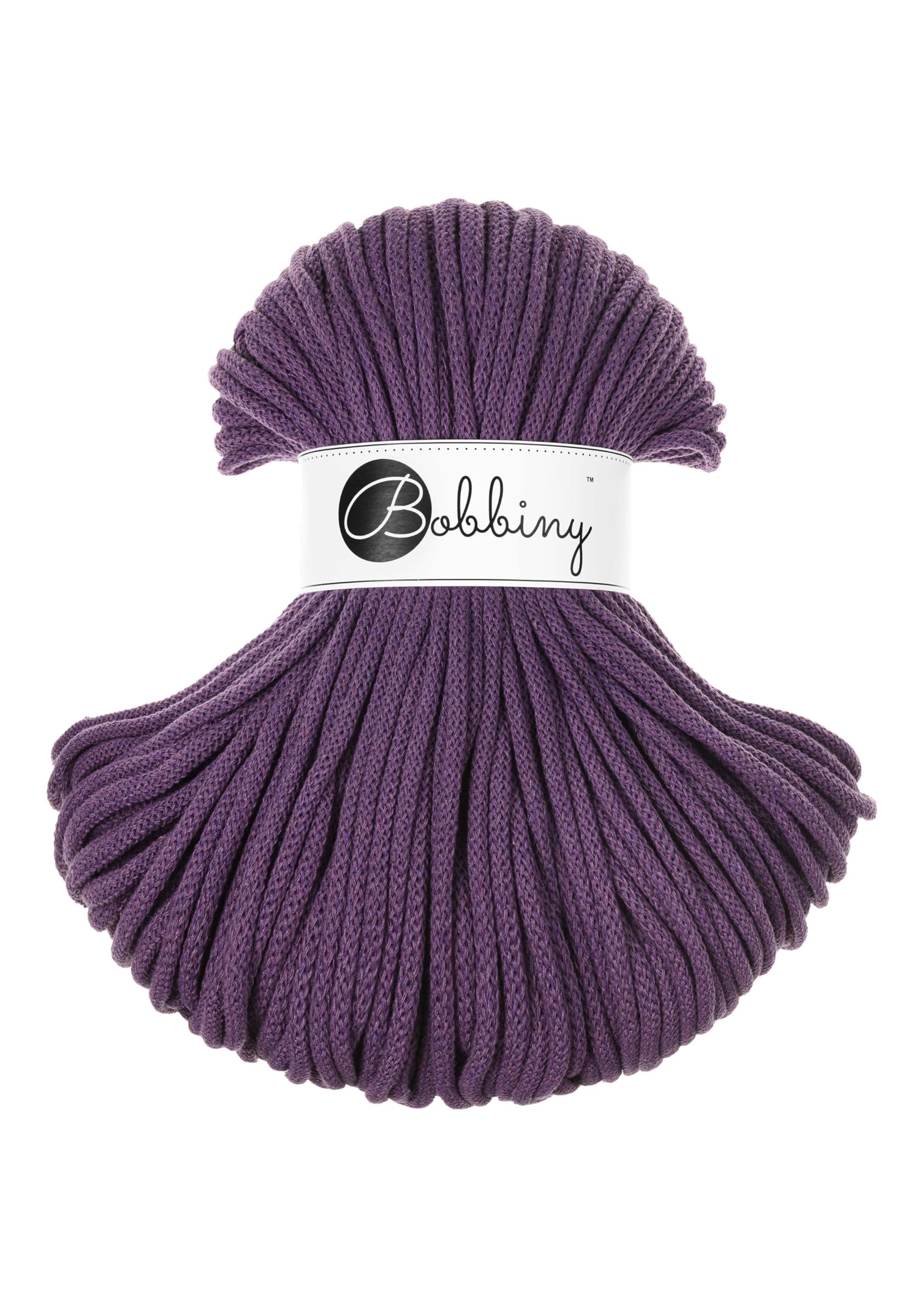 Cafuné Premium gevlochten Macramé koord -250gr - 3 mm - Navy - 75 mt - niet uitkambaar
