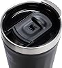 Vaso STANLEY Everyday de 16 oz | Tapa con boquilla para beber | Para bebidas, café y cócteles | Vaso de acero inoxidable aislado tipo copa | Libre de BPA | Acero inoxidable Negro 2.0 3
