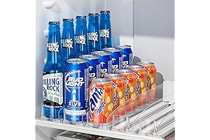 LAMU Fridge Drink Holder | 5 Rows Adjustable Can Dispenser