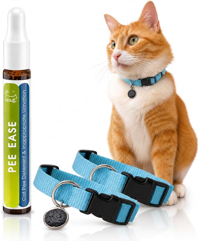 Coleira para Gatos com Óleos Essenciais, ROLLERPAWSTER, 2 Unidades