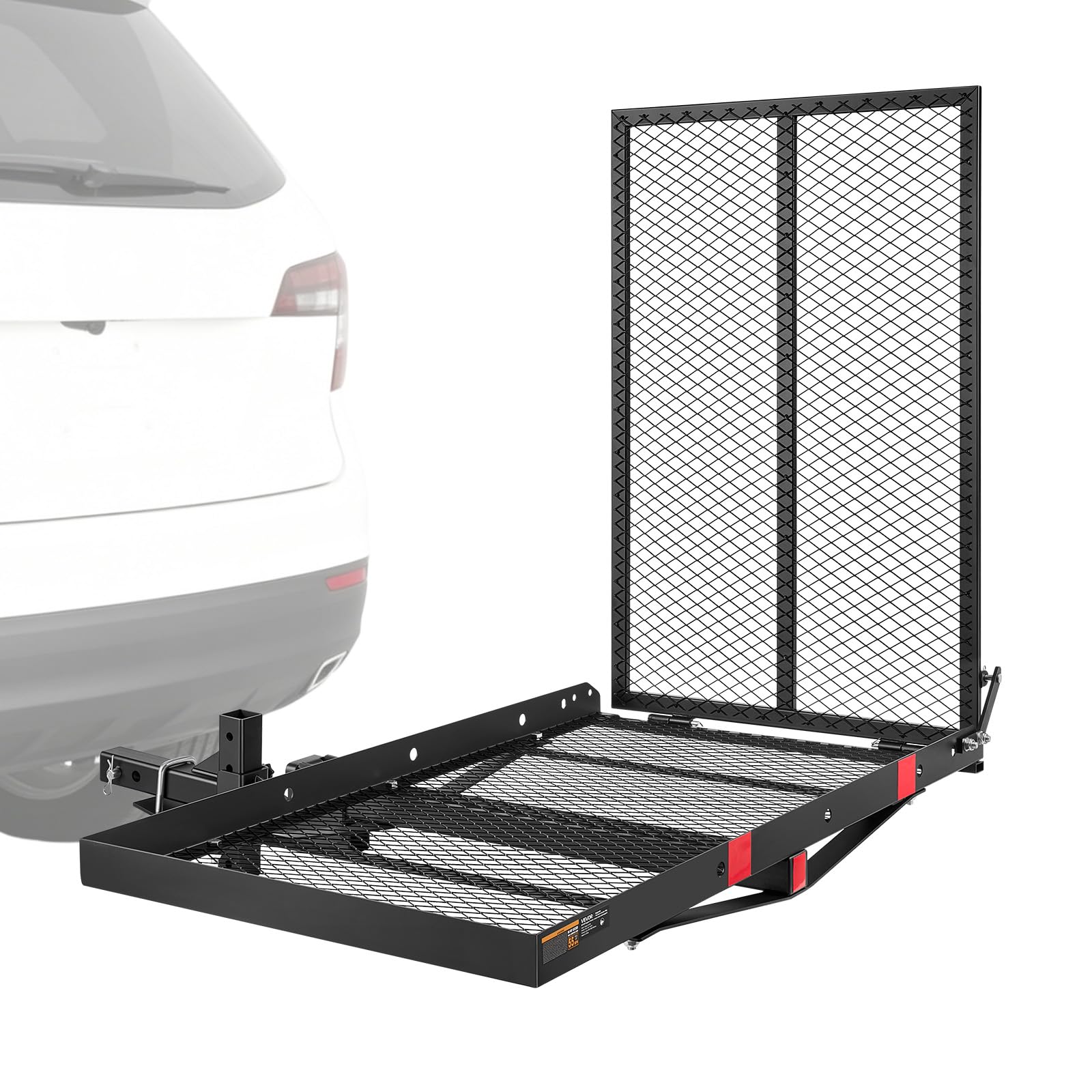 Photo 1 of VEVOR Hitch Mount Wheelchair Carrier with Ramp - 500 lbs Capacity