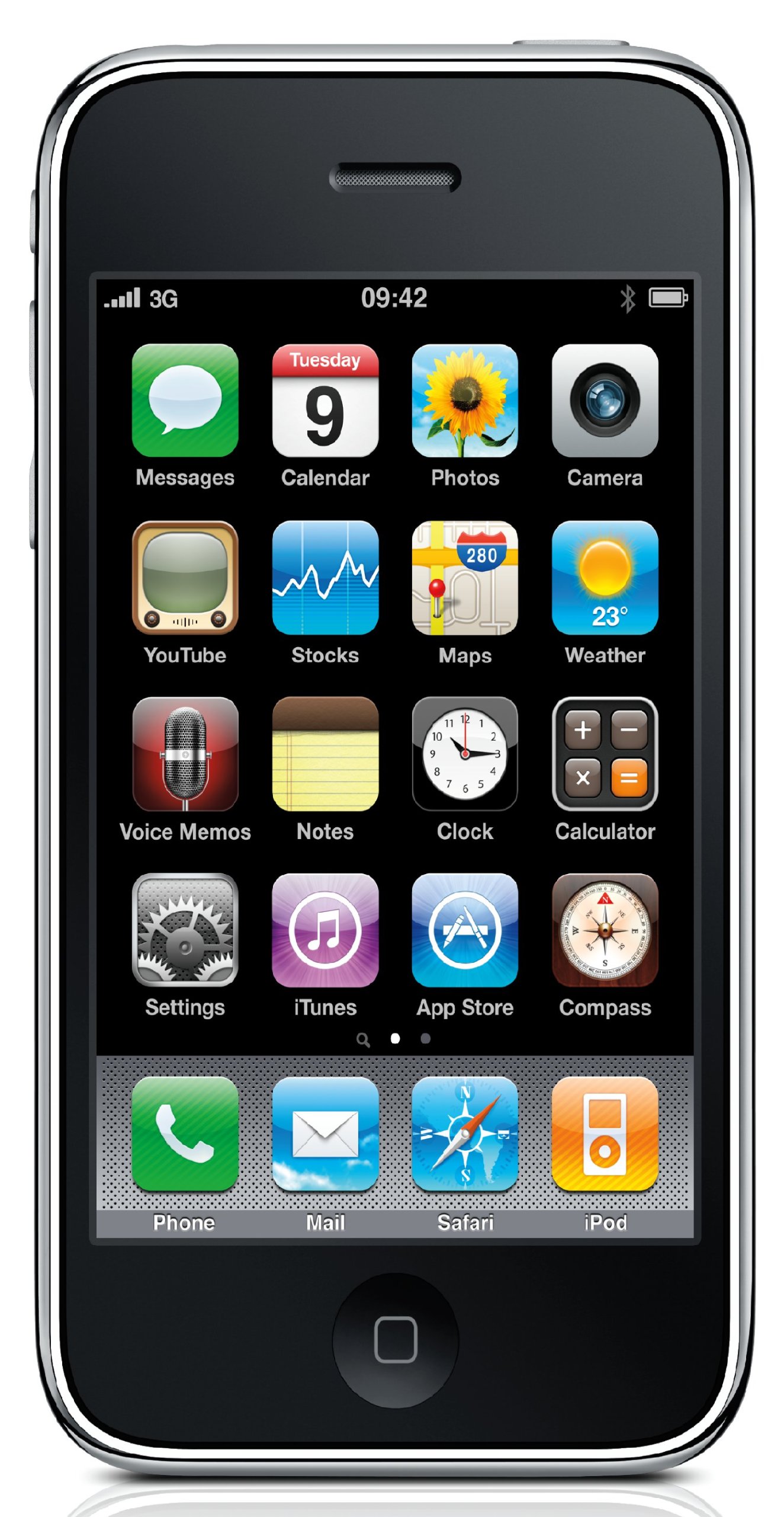 Apple iPhone3GS 16GB ブラック Apple iPhone 3GS 16GB (Black) - AT&T MC135LL/A : Amazon.com.mx