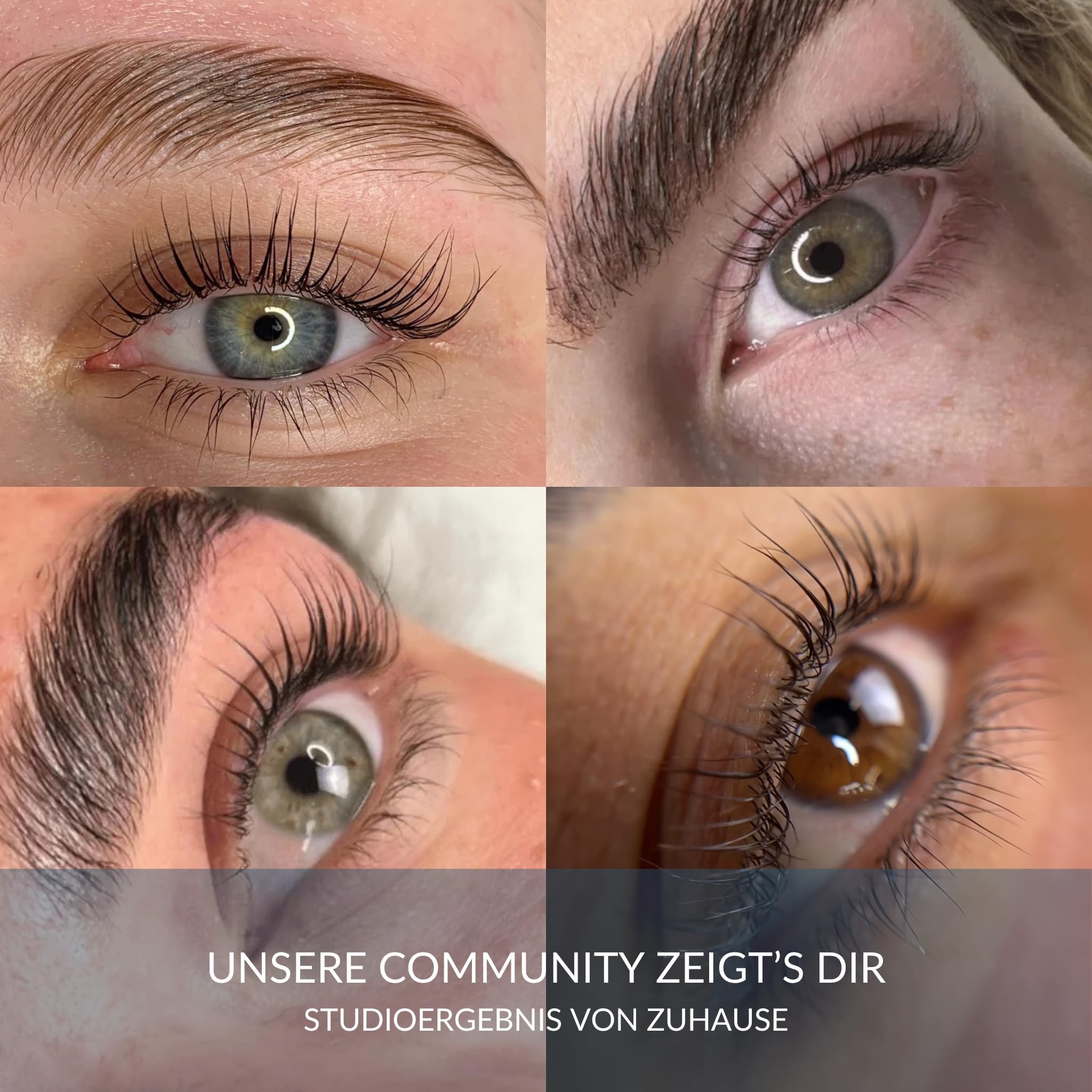Fleeky Lash Lifting Set Bundle + Fleeky Lash & Brow Care – Wimpernserum ohne Hormone für Wimpern & Augenbrauen - für bis zu 6 Wochen ausdrucksvollen Schwung