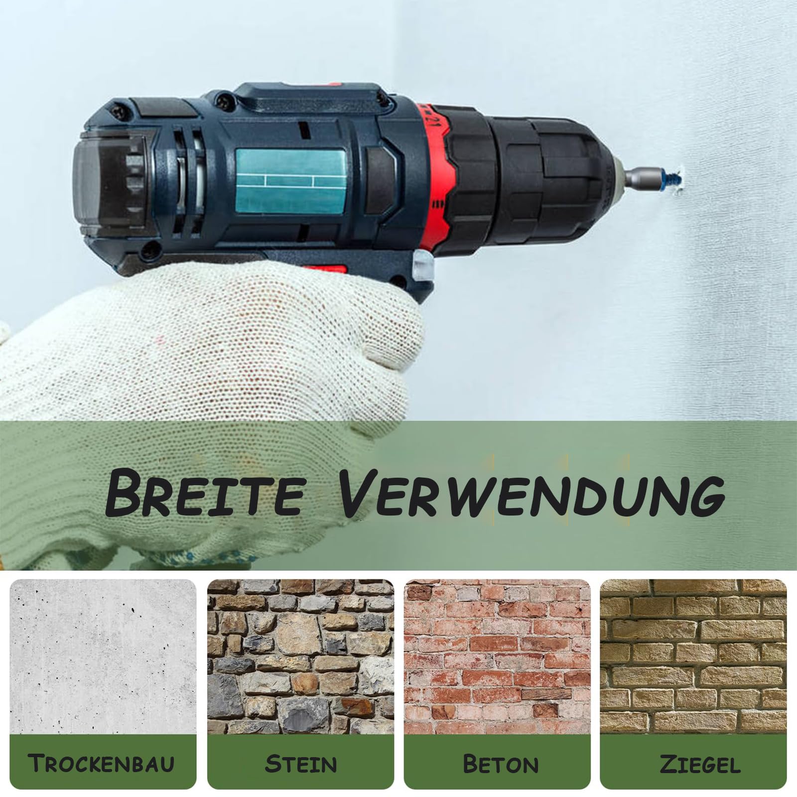 30 Viti Per Calcestruzzo M5,5x32 - Testa Esagonale, Zincate, Con Trapano E Chiave - Foto 2