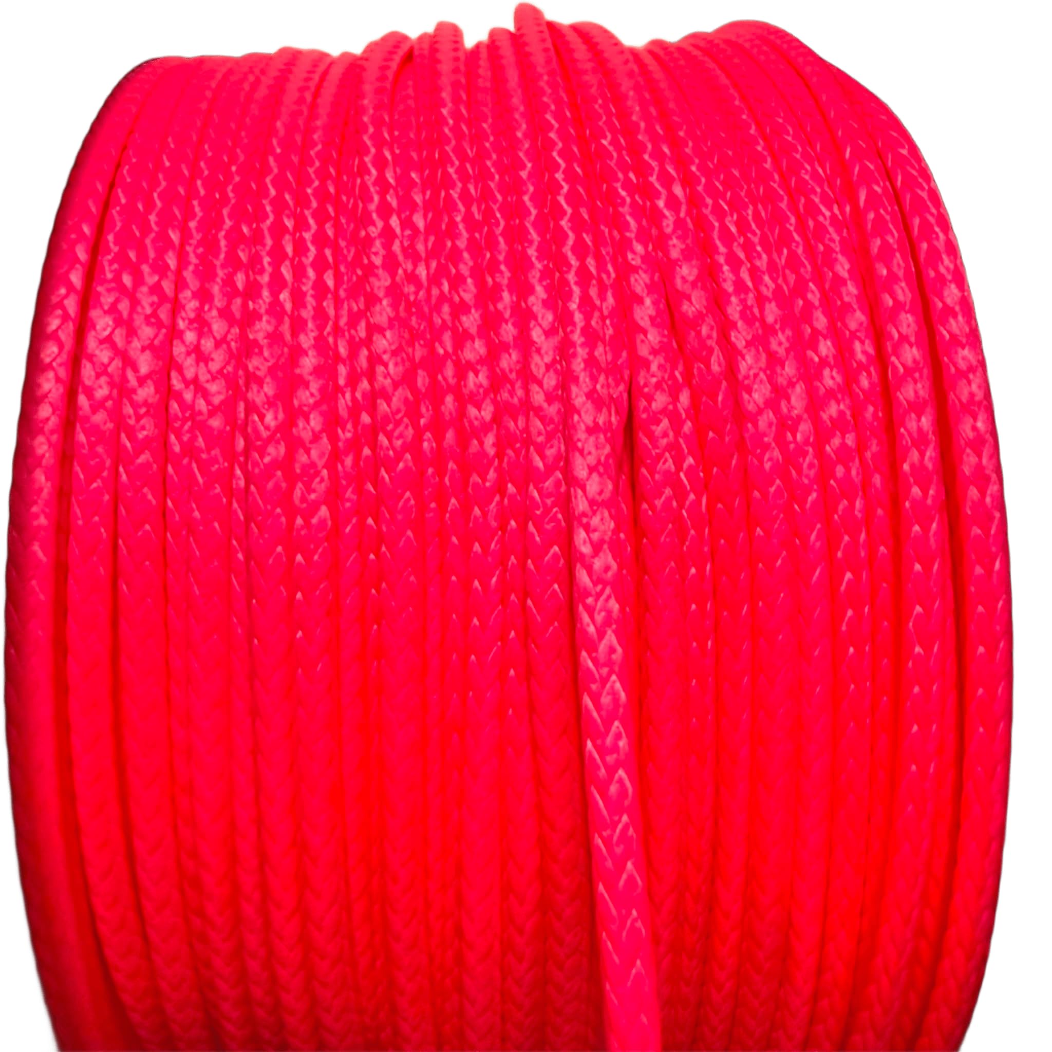 3mm Dyneema SK78 Compact Braid Rope High Strength Lightweight Low Stretch Marine Line Easy Splice Control Line Halyard Trapeze Purchase System Rope,Colour - Pink, 1 Metre